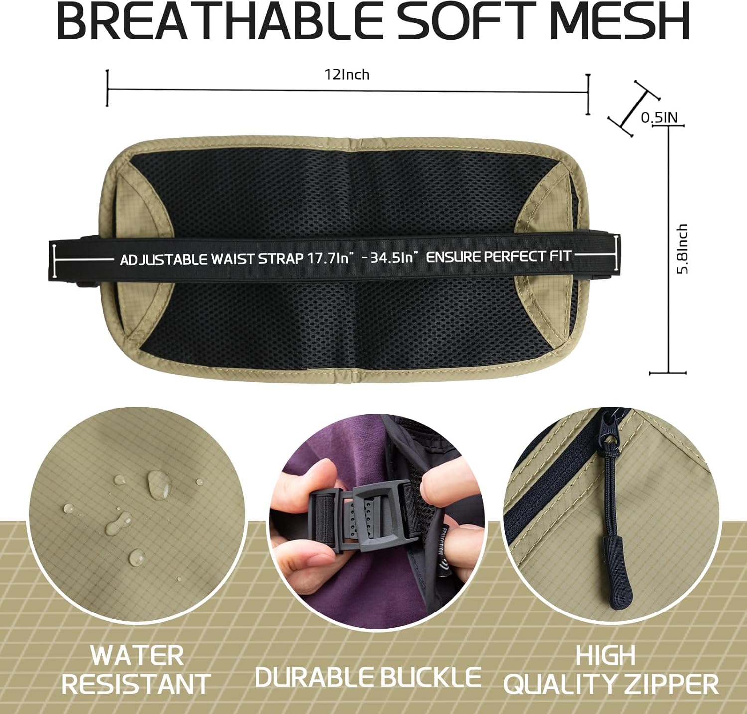 Travel Passport Holder - RFID Blocking Travel Pouch Money Belt Airtag Passport Wallet for Men, Women - Image 8