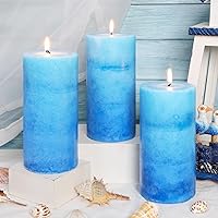 Vista 10 de Pillar Candles - Vela perfumada de Immeiscent para aromaterapia, con aroma a cupcake de vainilla, de 50 horas de combustión limpia, velas moteadas