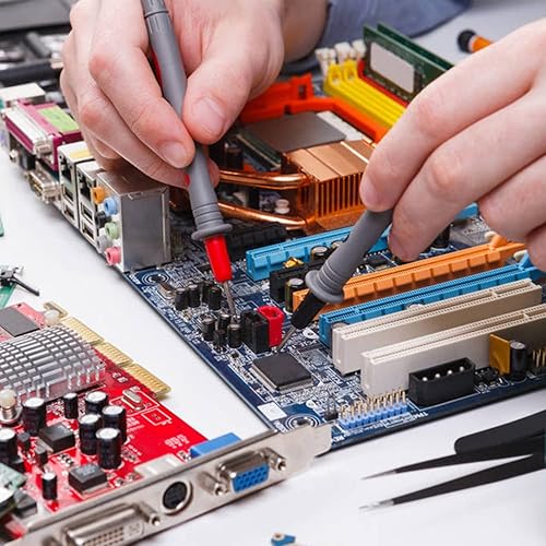 Miniatura 7 de HengTianMei Cables de prueba de multímetro de silicona suave, lectura precisa para pruebas precisas, CAT IV 1000V 20A, enchufe banana de 0.157 in,