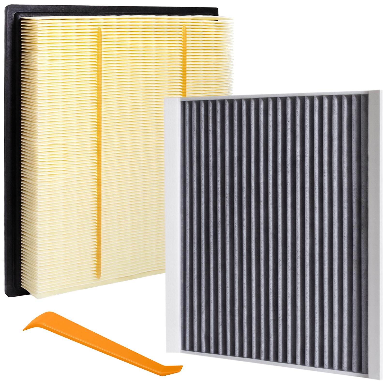 Engine &amp; Cabin Air Filter Combo Compatible with Ford F150 2015-2025 2.7L/3.0L/3.3L/3.5L/5.0L, Expedition, Lincoln Navigator, Lobo Replaces FA1883 FL3Z19N619A FP79