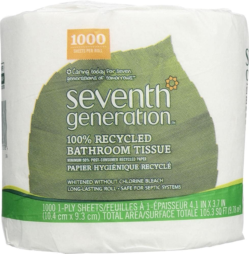 Seventh Generation, Bath Tissue 1 Ply, 1000 Count Health & Household