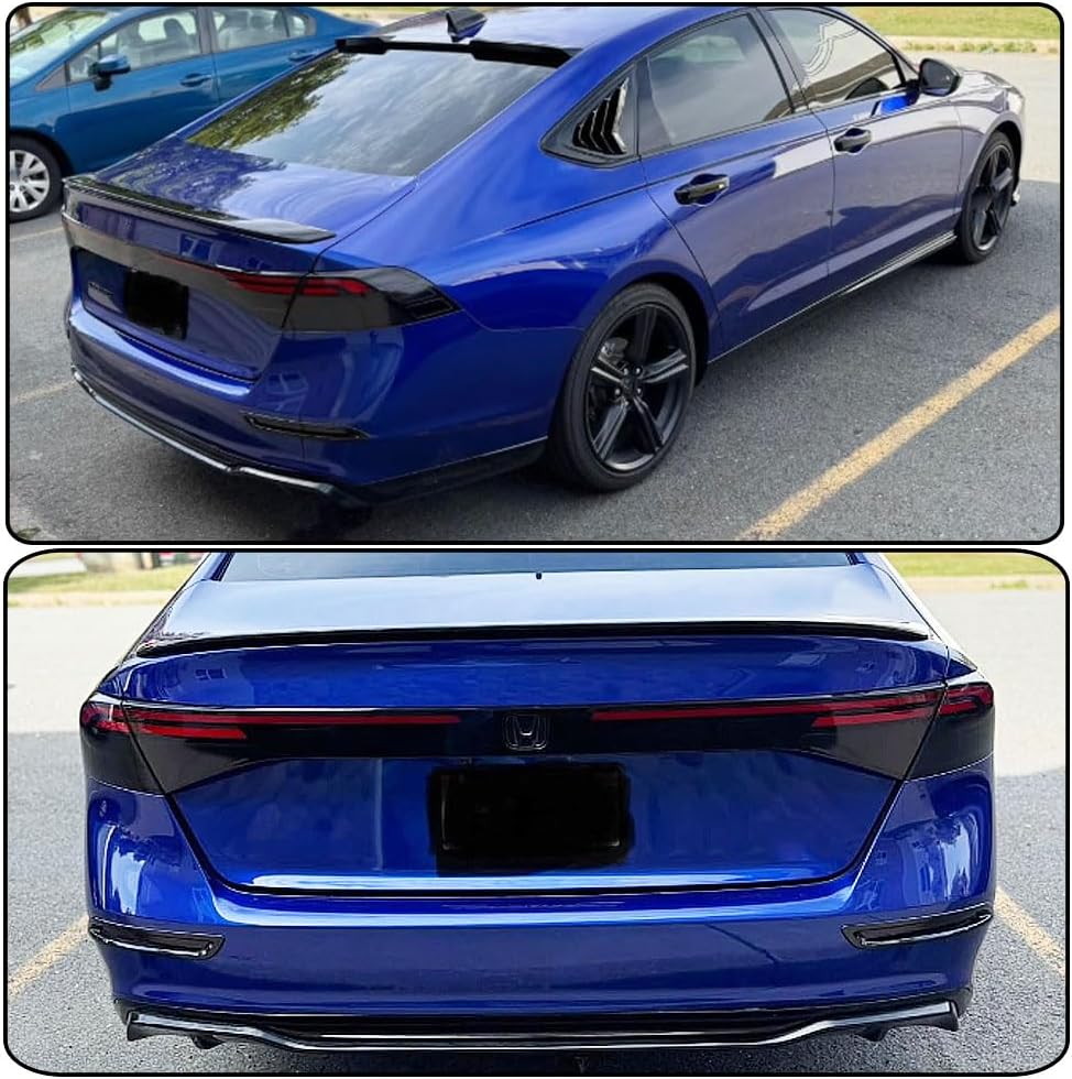 Gloss Black Trunk Spoiler Fits for Honda Accord 11th Gen 4-Door 2023-2025 ABS Rear Boot Lid Highkick Spoiler Wing Lip