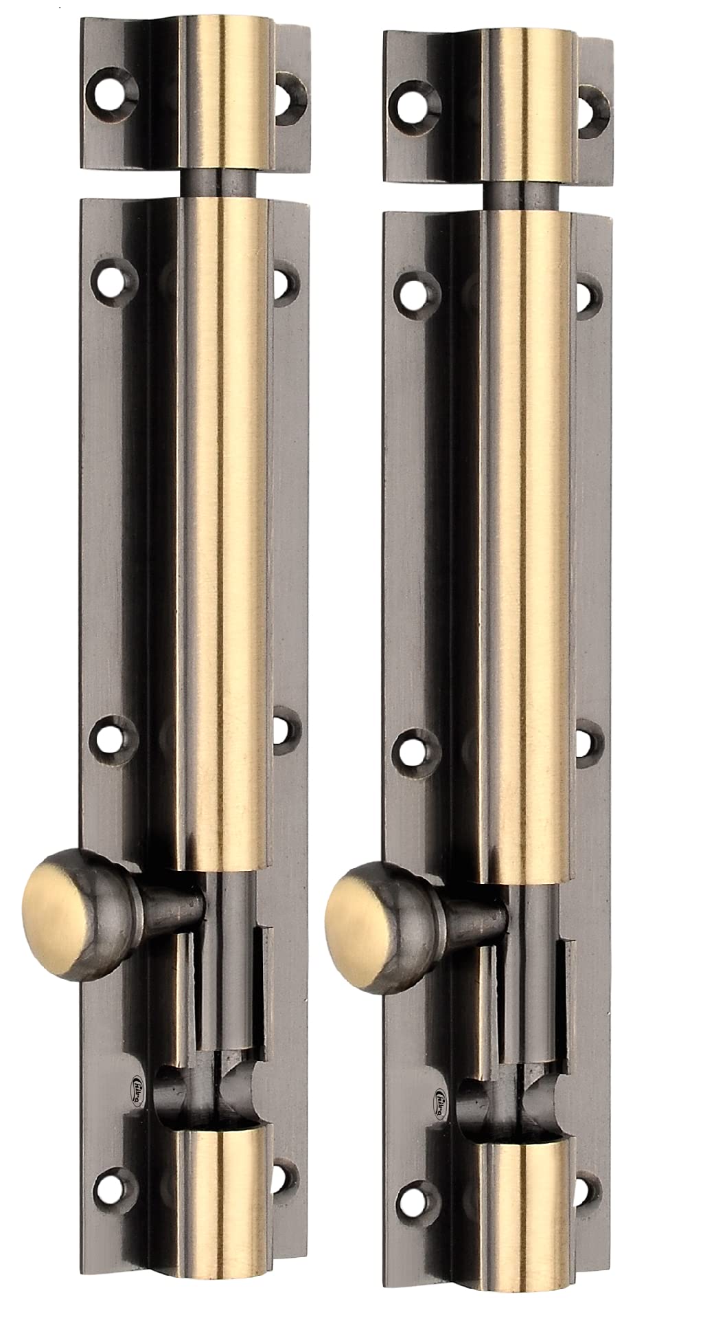 Chitra Brass Tower Bolt Pack of 2 (Two Tone Antique Brass, 6 Inch) (B0986ZTDB3) Amazon Price History, Amazon Price Tracker