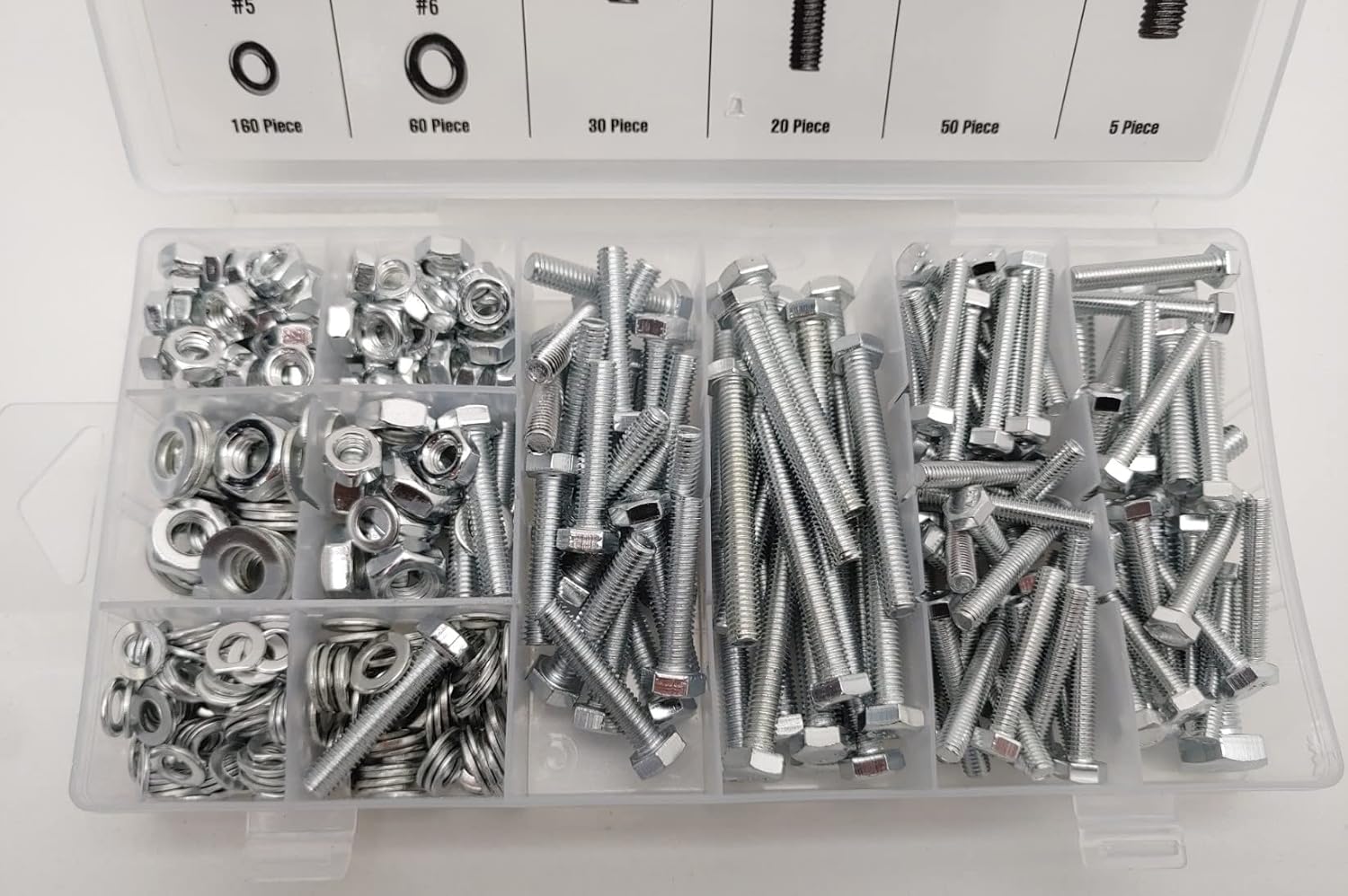 460 Piece Nut and Washer Assortment
