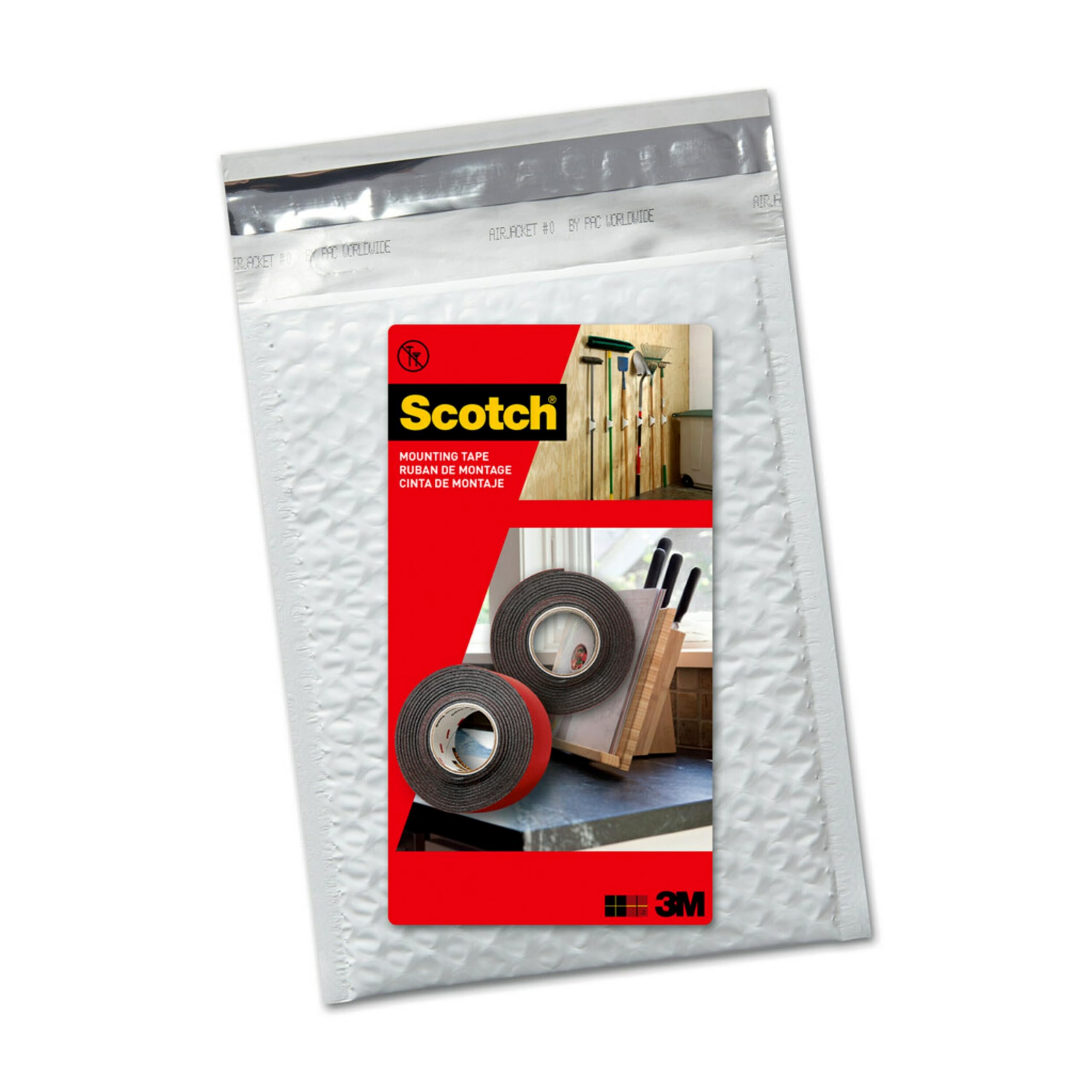 ScotchMount Double Sided Mounting Tape Heavy Duty, Extreme Mounting Tape, 2 Rolls, 1 in x 60 in (5ft per roll), Our Strongest Tape for Our Toughest Jobs, Uses 3M Industrial Adhesive (ET-414-2NA)