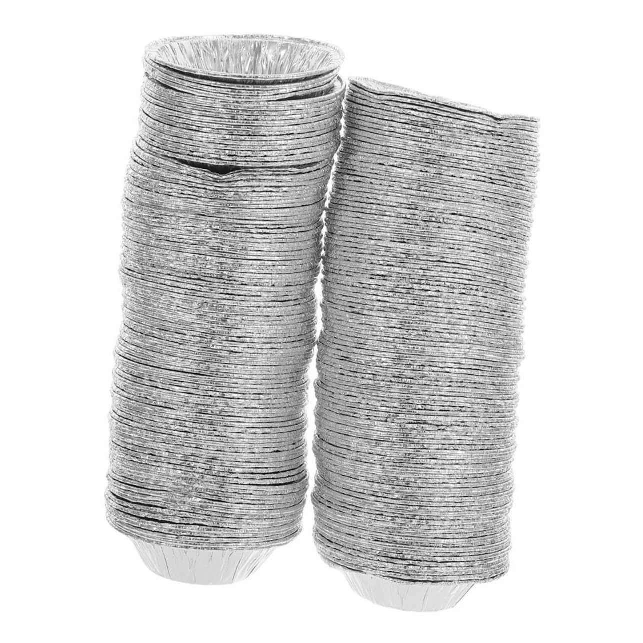 Cabilock 600 Piezas Moldes Redondos Desechables Aluminio para Tartas Bandejas Antiadherentes para Horno Aptos para Postres Caseros Magdalenas Cupcakes y Tartas