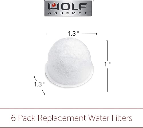 Miniatura 6 de Wolf Gourmet Paquete de 6 filtros de agua de repuesto (WGCM350)