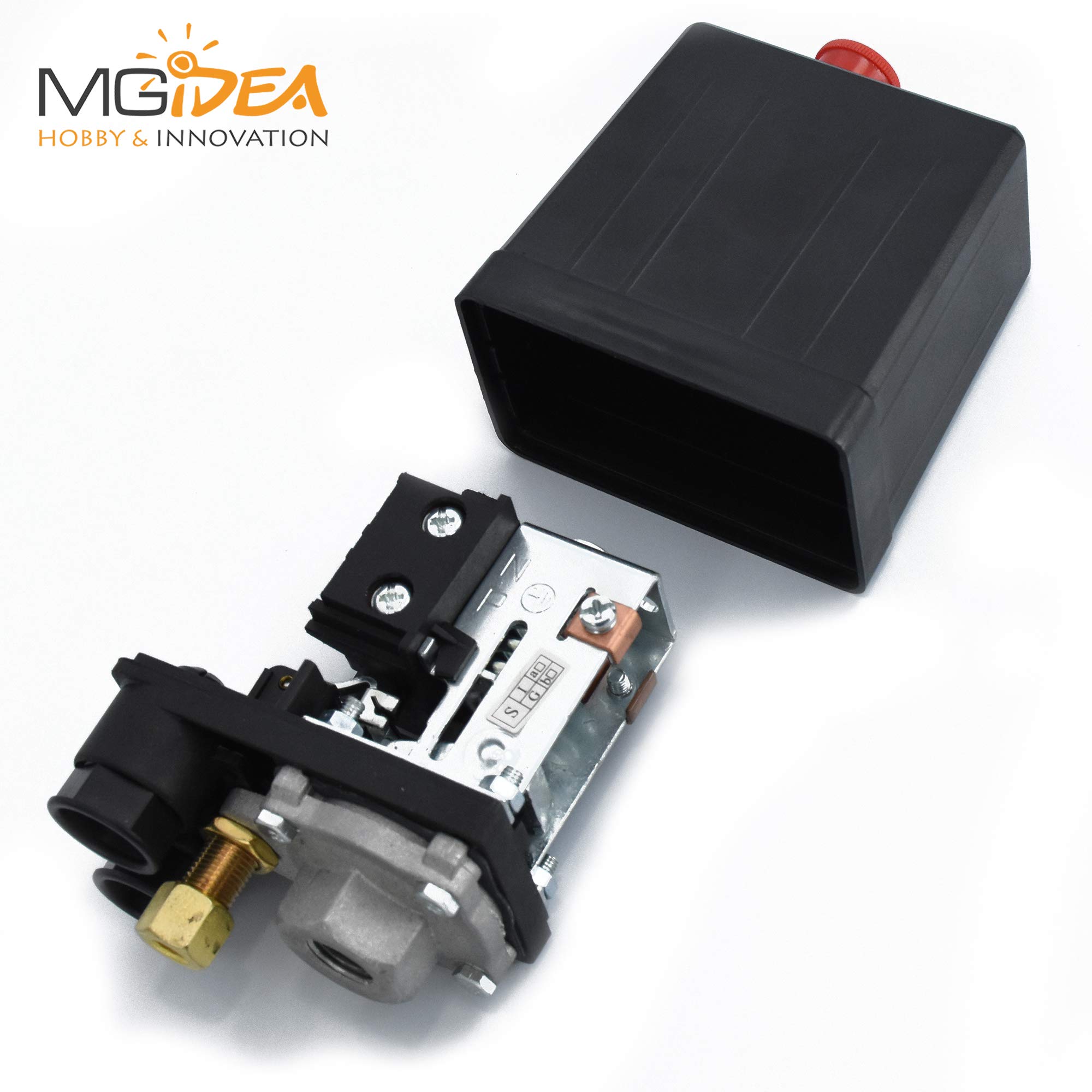 PRESSOSTATO REGOLABILE MECCANICO MONOFASE POMPA COMPRESSORE ARIA MGIDEA SK-8 230V 10A IP44