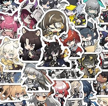 アークナイツ　ステッカー　クリアシール　まとめ売り　明日方舟 アークナイツステッカー シール60枚の通販 by しん｜ラクマ