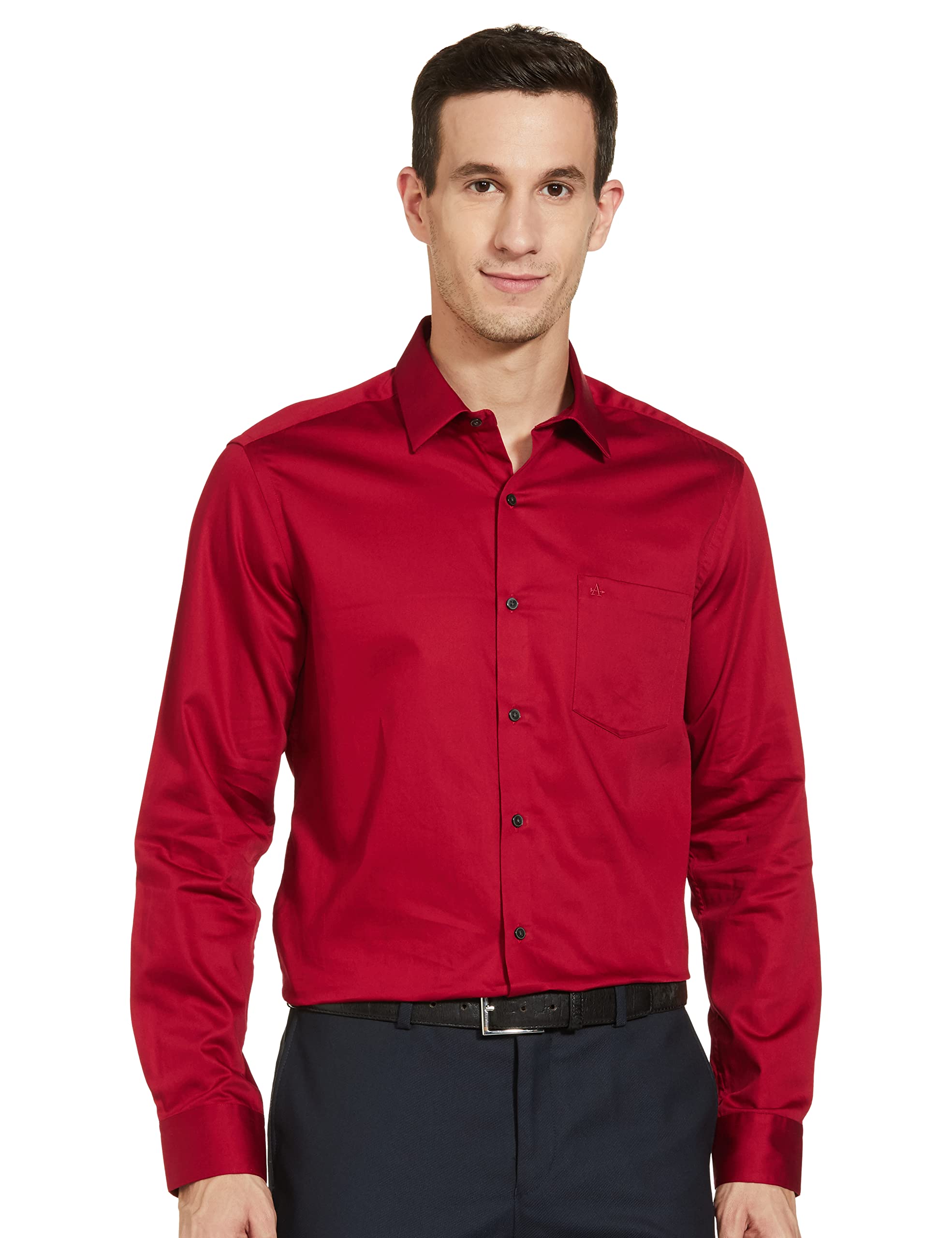 ArrowMen's Solid Slim Fit Formal Shirt