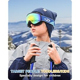 findway Kids Ski Goggles, Kids Snowboard Goggles for Boys Girls Toddler age 3-12