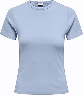 Jdysolar S/S O Neck Top Jrs Noos, Color Azul, S Mujeres