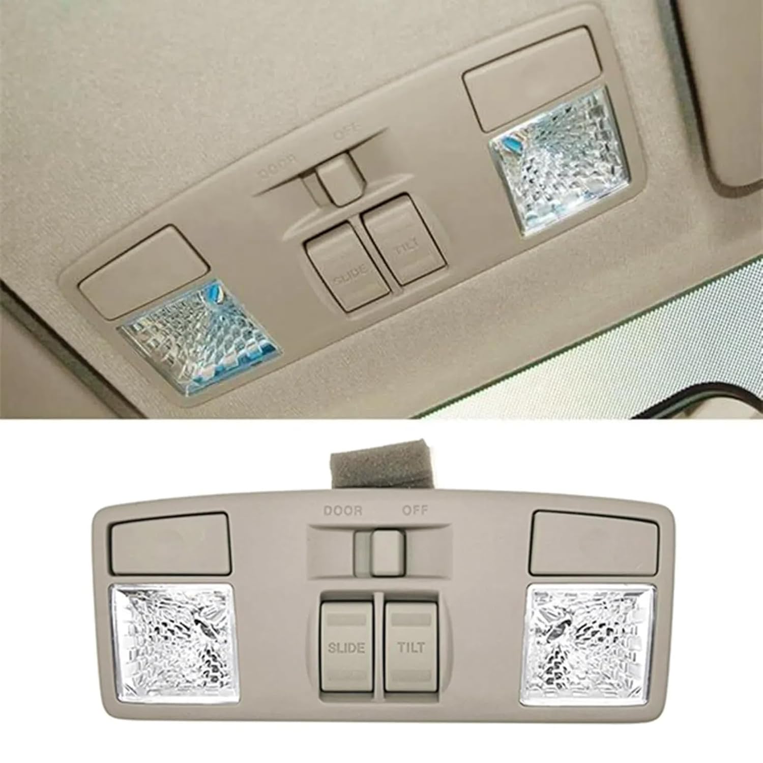 Car Interior Overhead Console Dome Light Reading Lamp with Sunroof Switch, for 6 GG 3 BK, for 5 CX-7 GJ6R-69-970