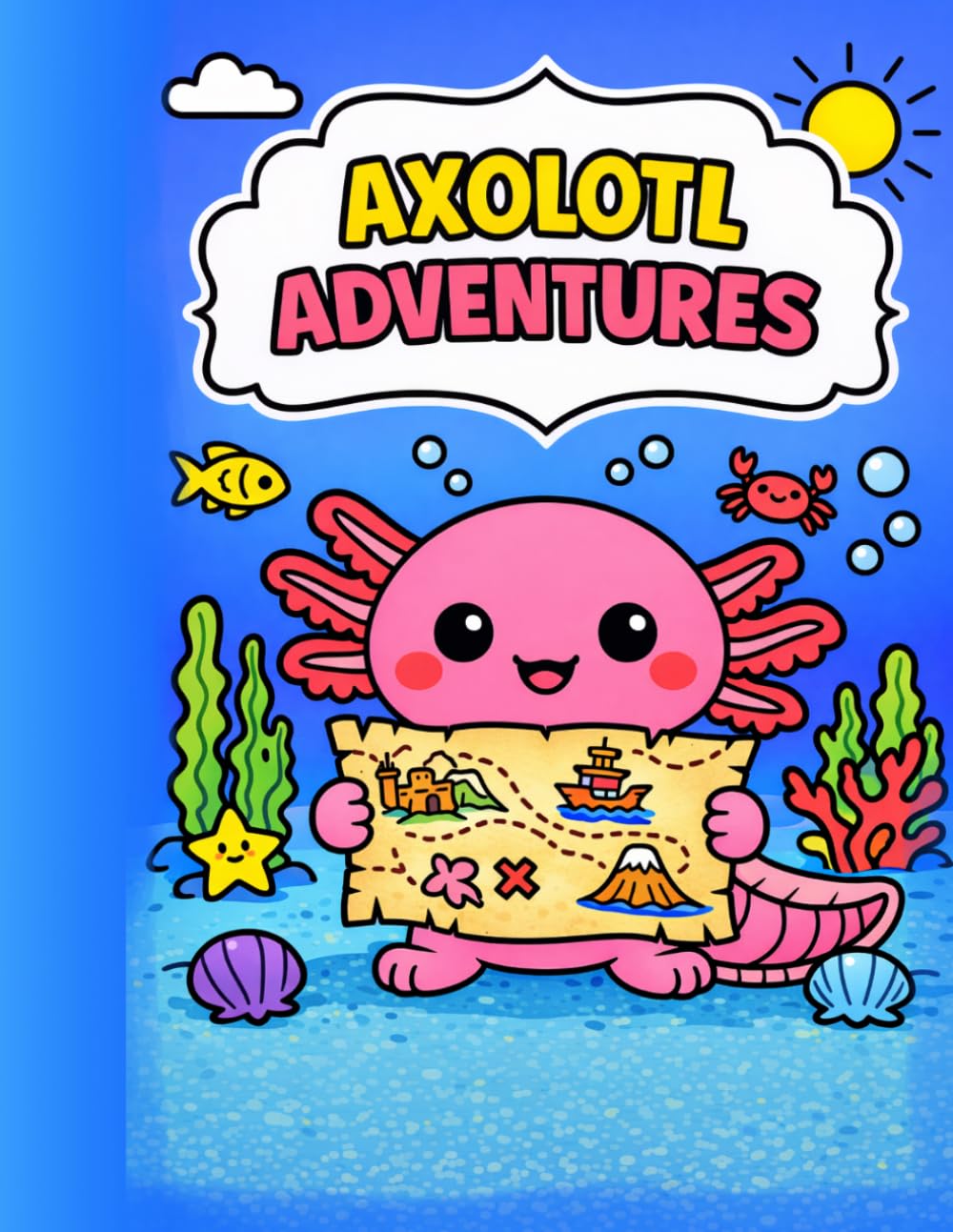 Axolotl Adventures: Adorable Underwater Pages
