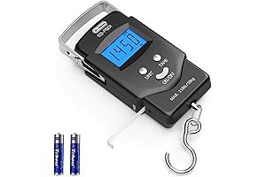 Dr.meter Digital Fishing Scale, PS01 Pesa Digital de Mano