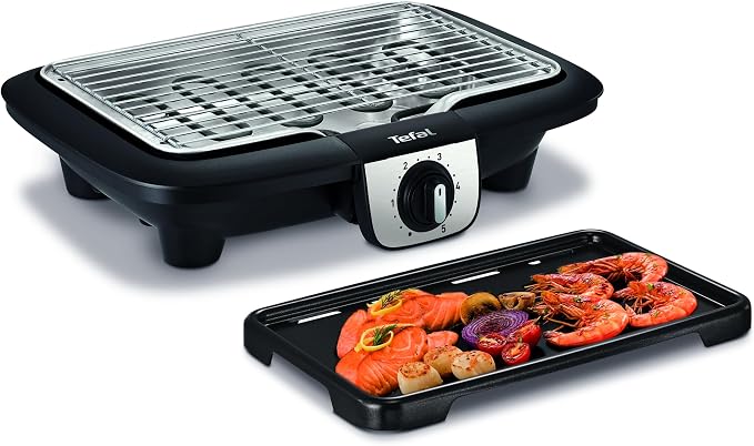 Barbecue electrique Tefal EasyGrill 2en1 avec plaque plancha