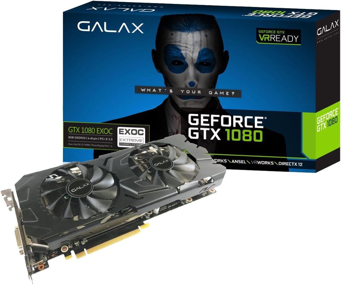 Galax NVIDIA GEFORCE GTX 1080 EXOC 8GB