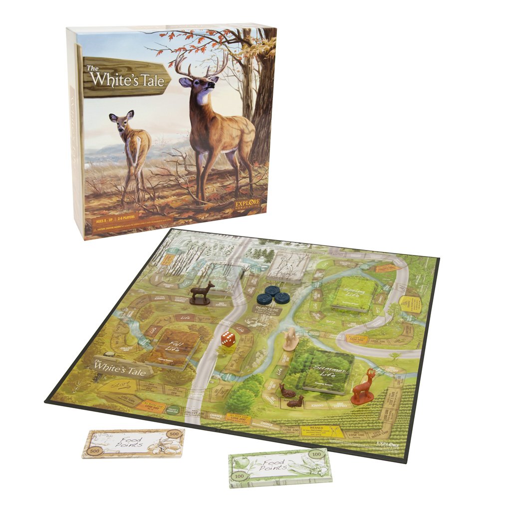 October Mountain Products White's Tail Board Game