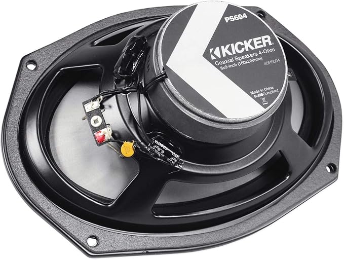 Kit 2 Parlantes Kicker 40PS694 6x9 180w + Enclosures Rockville MAC69B miniatura 5