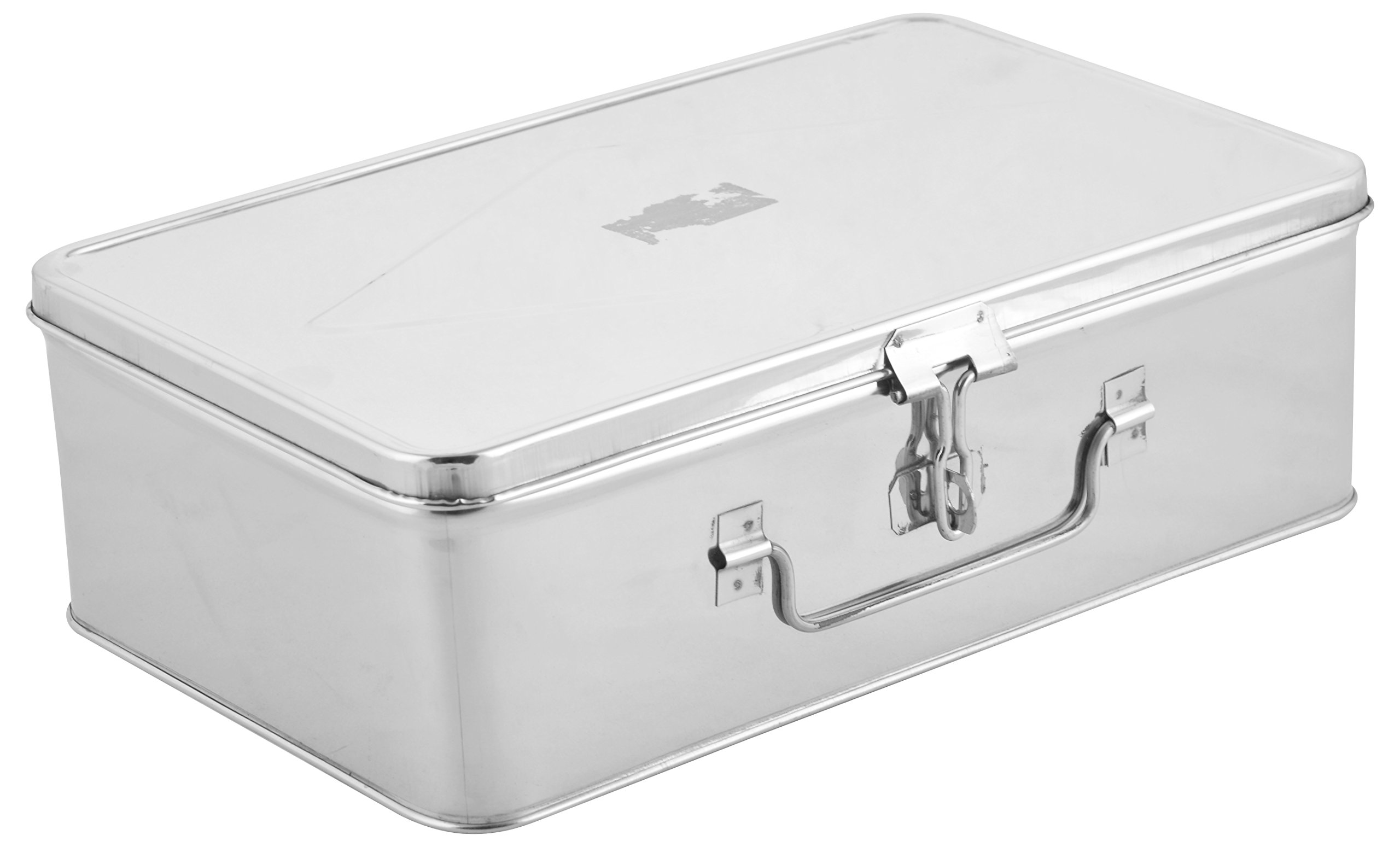 Vijay Impex Stainless Steel Bank Locker Box Cash Box Jewellery