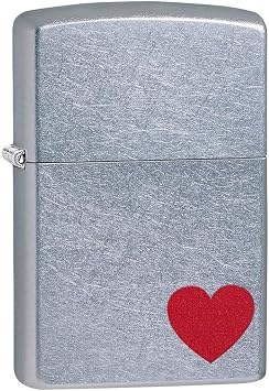 Personalized Zippo Elegant Heart Design Classic Oil Windproof Lighter Free Engraving 24016 HT - Christmas, Halloween & Valentines Day Gift