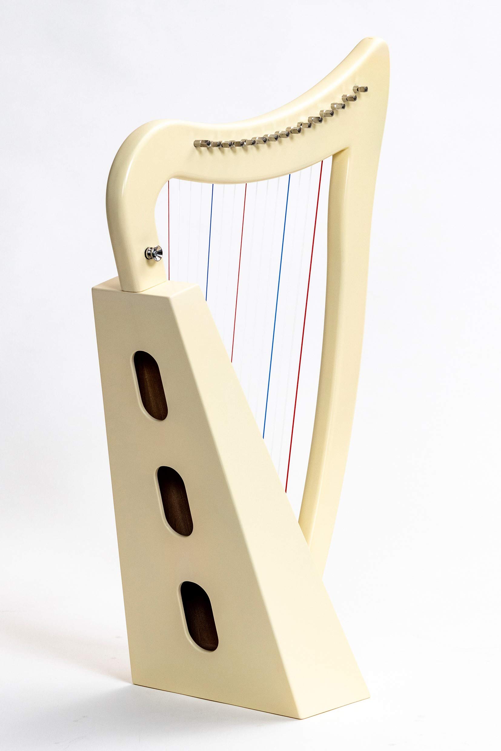 Amazon | Grace Harp パステル ハープ Ivory ストラップ付 15弦 