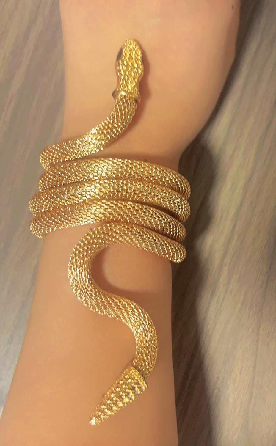 LAKIYOYO Bendable Snake Bracelet for Women Adjustable Punk Snake Choker - Flexible Multi-Purpose Medusa Necklace Hollween Jewelry - Image 5