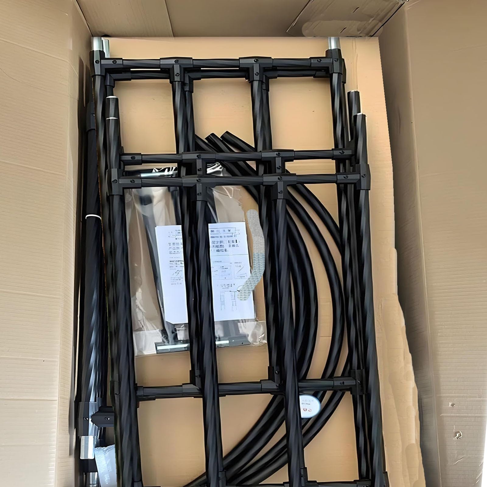 Metalowy łuk ogrodowy do roślin pnących, ślubny łuk róży, łuki podtrzymujące na zewnątrz, mocna i czarna, 1,8 m x 2,4 m, idealna do ogrodów i wydarzeń