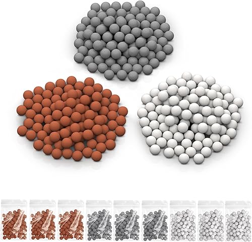 Miniatura 7 de YDmeet Bolas minerales de repuesto para repuestos de cabezal de ducha filtrado, cuentas suavizantes de agua, bola de piedra de filtración para