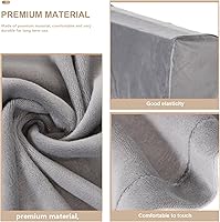 Vista 3 de BESPORTBLE Fundas elásticas para reposabrazos, fundas de brazo para sillas, sofá, sillón, funda de terciopelo para sofá de oficina en casa, funda