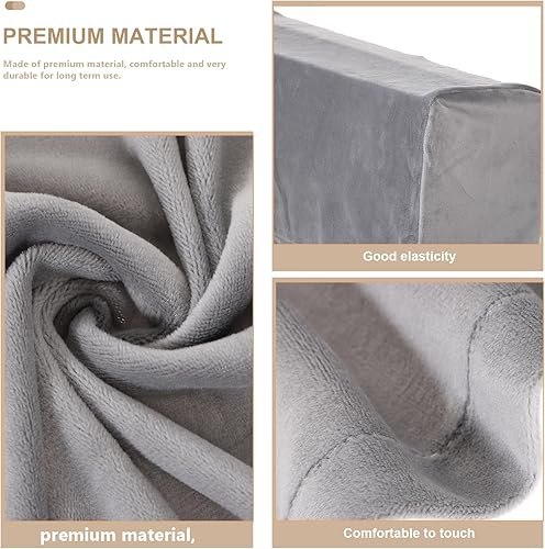 Miniatura 3 de BESPORTBLE Fundas elásticas para reposabrazos, fundas de brazo para sillas, sofá, sillón, funda de terciopelo para sofá de oficina en casa, funda