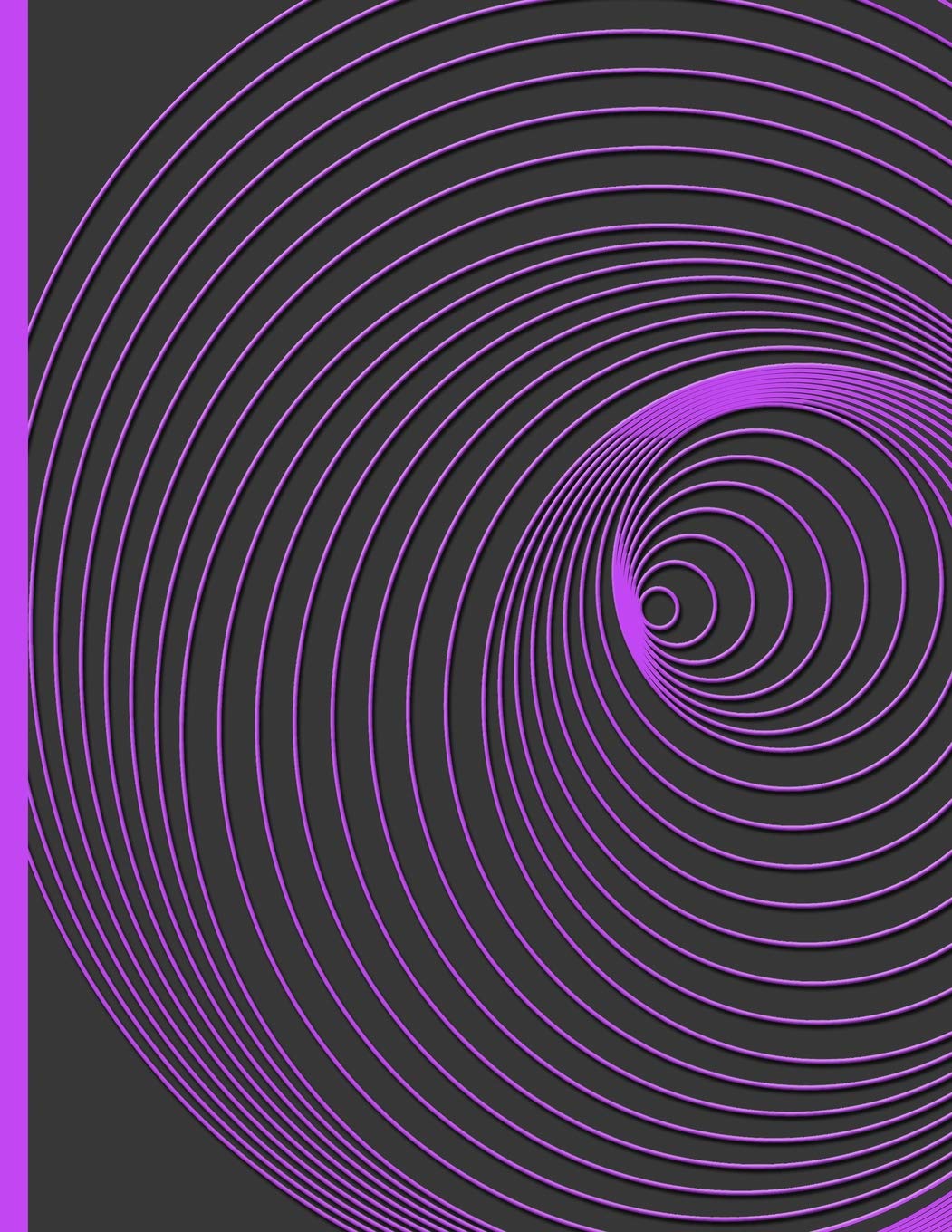 Purple Spirals: Everyday Notebook