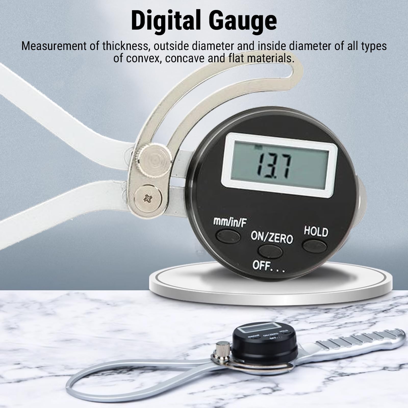 Digitaler Externer Messschieber, 0~150mm/0.01mm Elektronischer Digital Außerhalb Messschieber Dickenmessgerät, Außendurchmessermessgerät Digital External Caliper Zur Messung Des Außendurchmesser