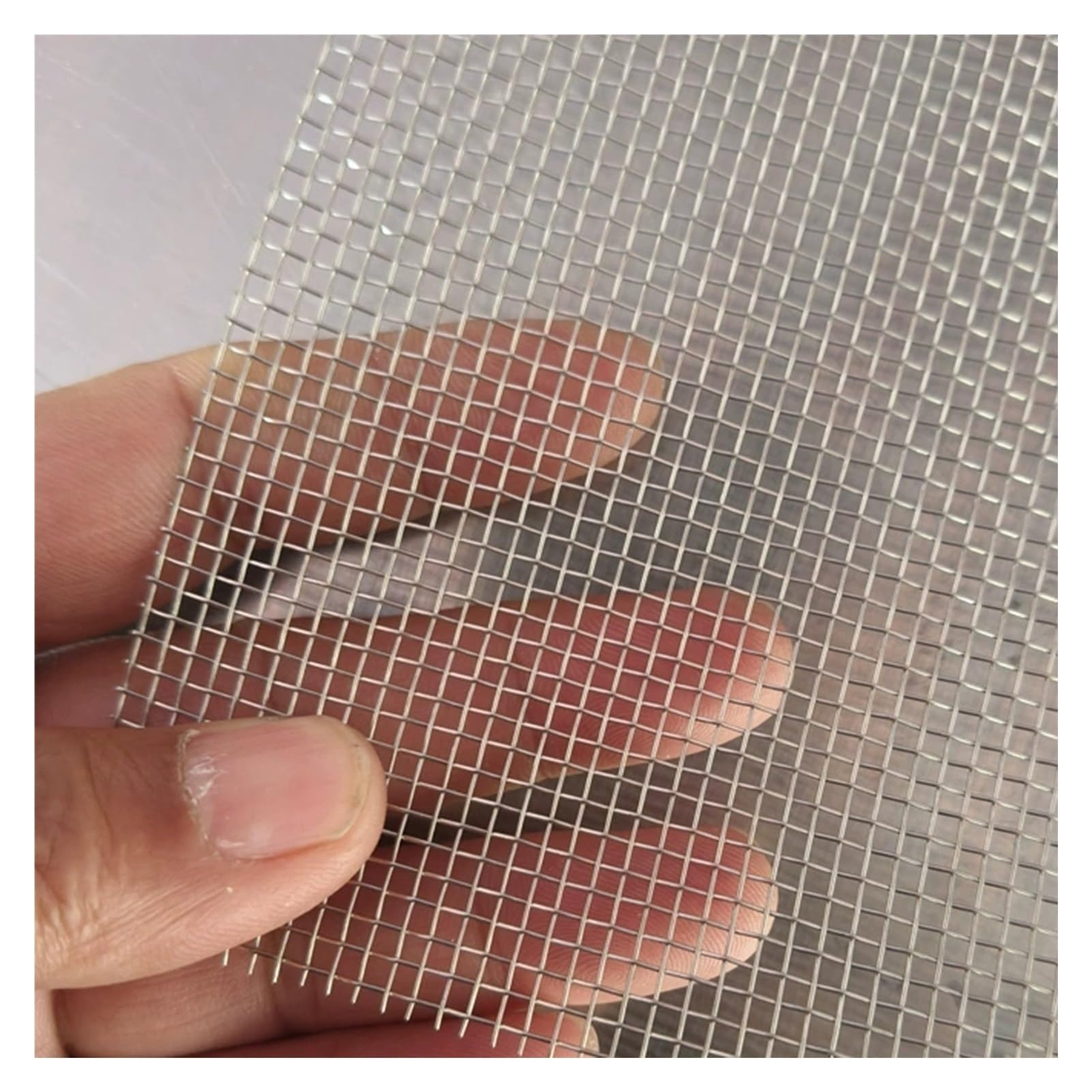 VXHCS Alambre Tejido de Acero Inoxidable 304 Malla 5-500 1x1m Lámina Tela Metálica para Filtros para Rejillas Metálicas(120 mesh 150Micron)