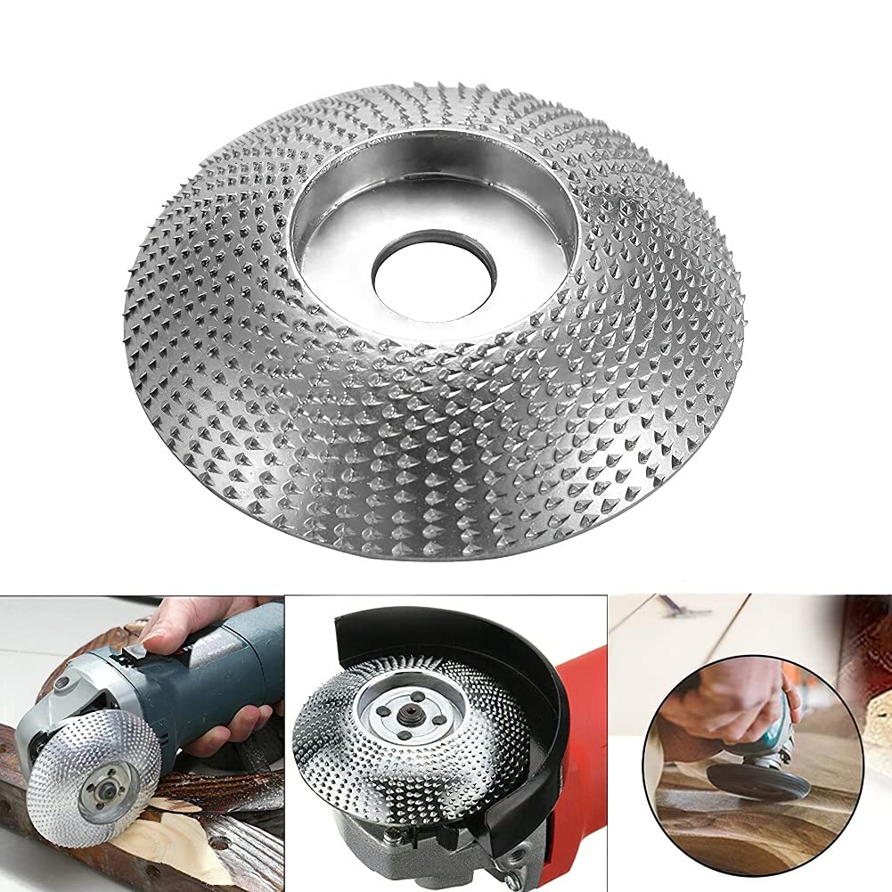 Disco de Copa de Diamante, Disco de Pulido de Madera con Diamante, Disco de Pulido de carburo de tungsteno, Disco de Modelado, Disco abrasivo for Tallado en ángulo, Pulido y Modelado.
