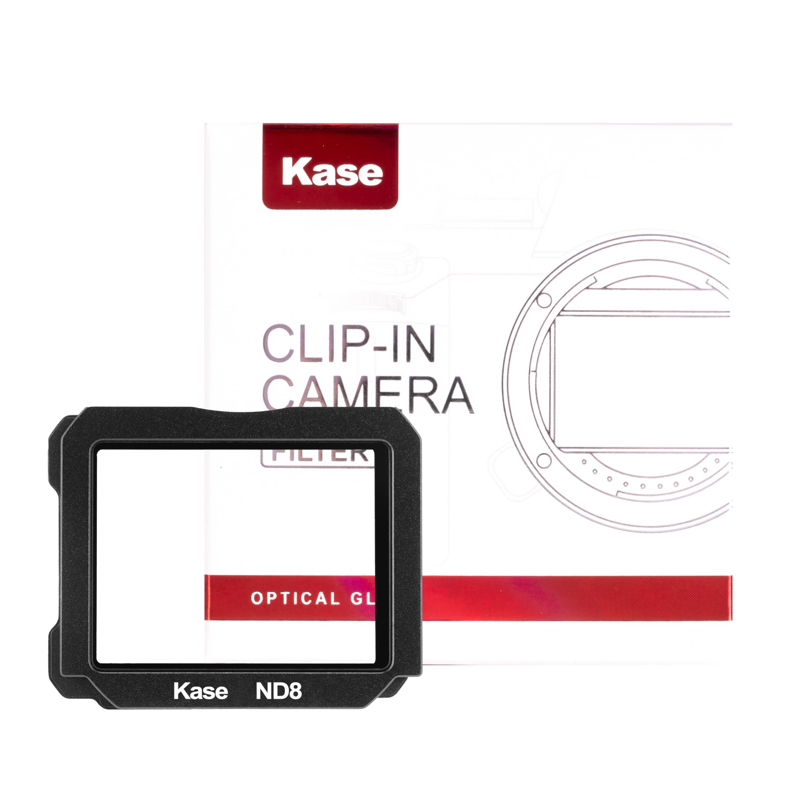 Kase Filtre à densité neutre ND8 3 arrêts à clipser pour appareil photo Sony Alpha A6700