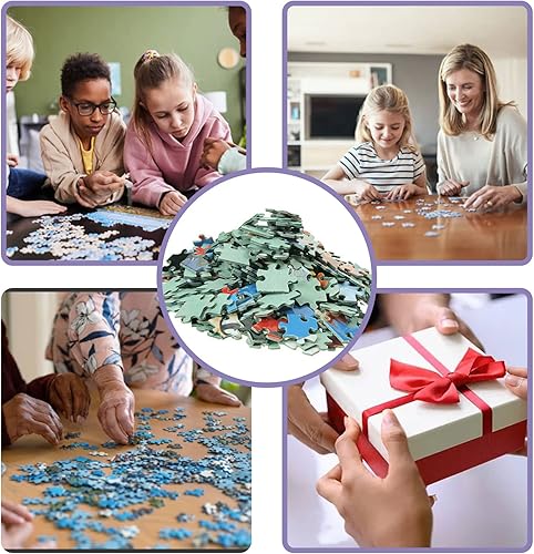 Miniatura 8 de Pink Moon Goddess - Rompecabezas de 1000 piezas para principiantes, rompecabezas de juguetes, pasa tiempo para obtener una sensación de logro caja