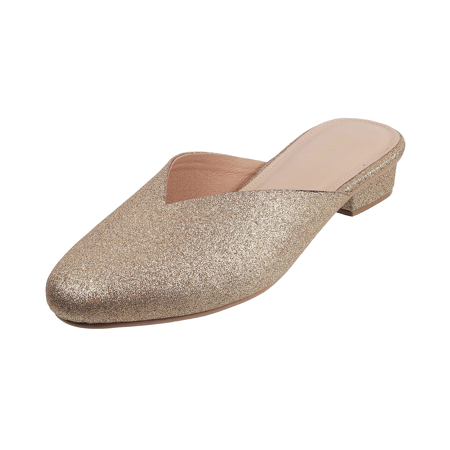Metro Womens Synthetic Gold Slip Ons (Size (5 UK (38 EU)) (B09R97STF1) Amazon Price History, Amazon Price Tracker