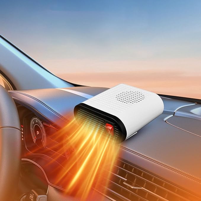 Calefactor Eléctrico Portátil con Rotación 360° y Doble Puerto USB miniatura 2