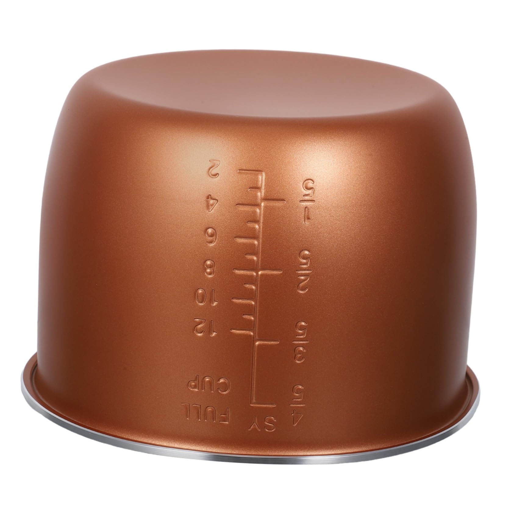 Recipiente de Aluminio para Olla Arrocera de 6l, Repuesto Fácil de Limpiar, Alta Eficiencia Térmica para Arrocera Japonesa y Cocina Doméstica