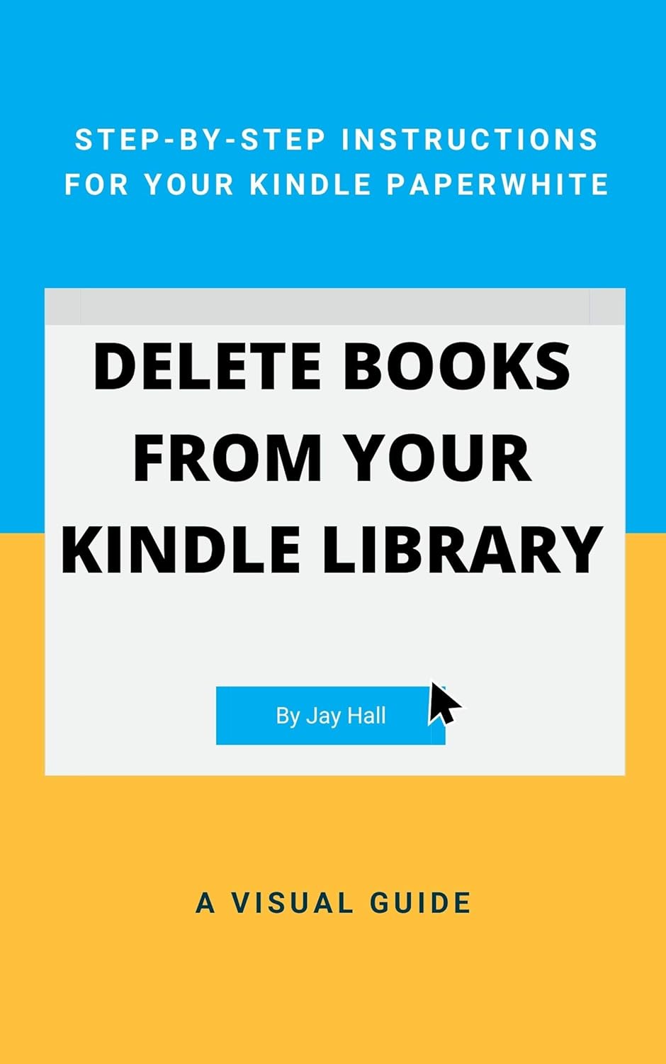 How to Delete Books from Kindle Library (Kindle Paperwhite) a visual