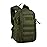 HUNTVP 10L Tactical Backpack Small Backpack Mini Daypack Military MOLLE Rucksack Gear Tactical Assault Pack Bag for Hunting Camping Trekking (10L-Army Green)