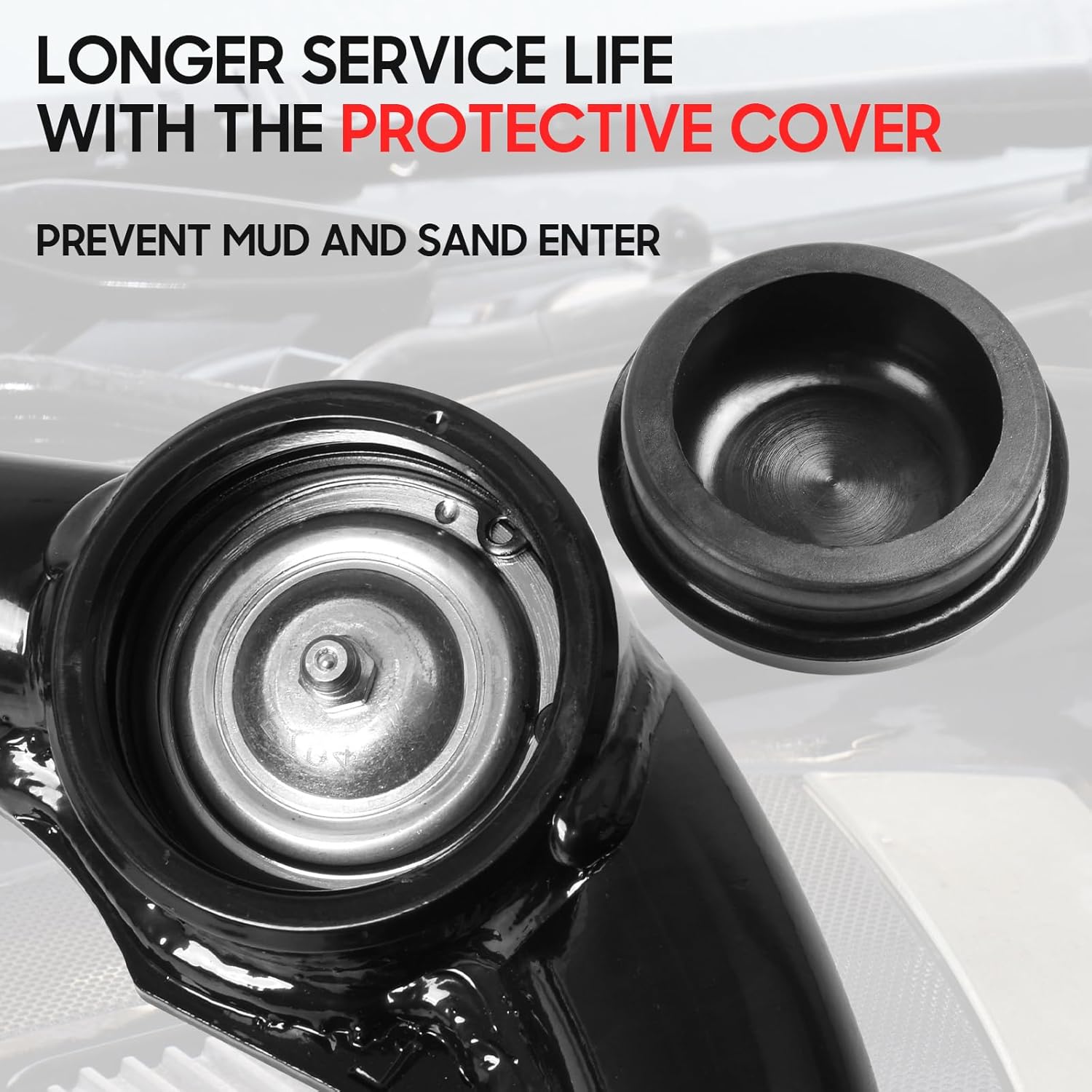 2-4" Front Upper Control Arms w/Ball Joint for 2004-2020 Ford F150, Suspension Adjustable Control Arm, Replacement OEM Factory/Stock Suspension Arms 2pcs