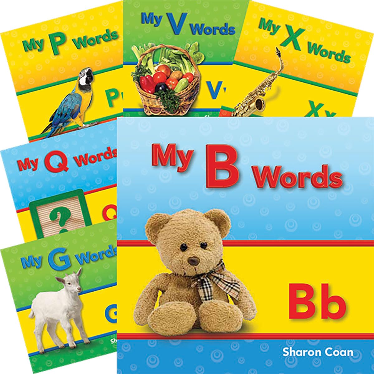 Teacher Created Materials - Classroom Library Collections: My Consonants - 21 Book Set - Grades Prek-K - Guided Reading Level B - C