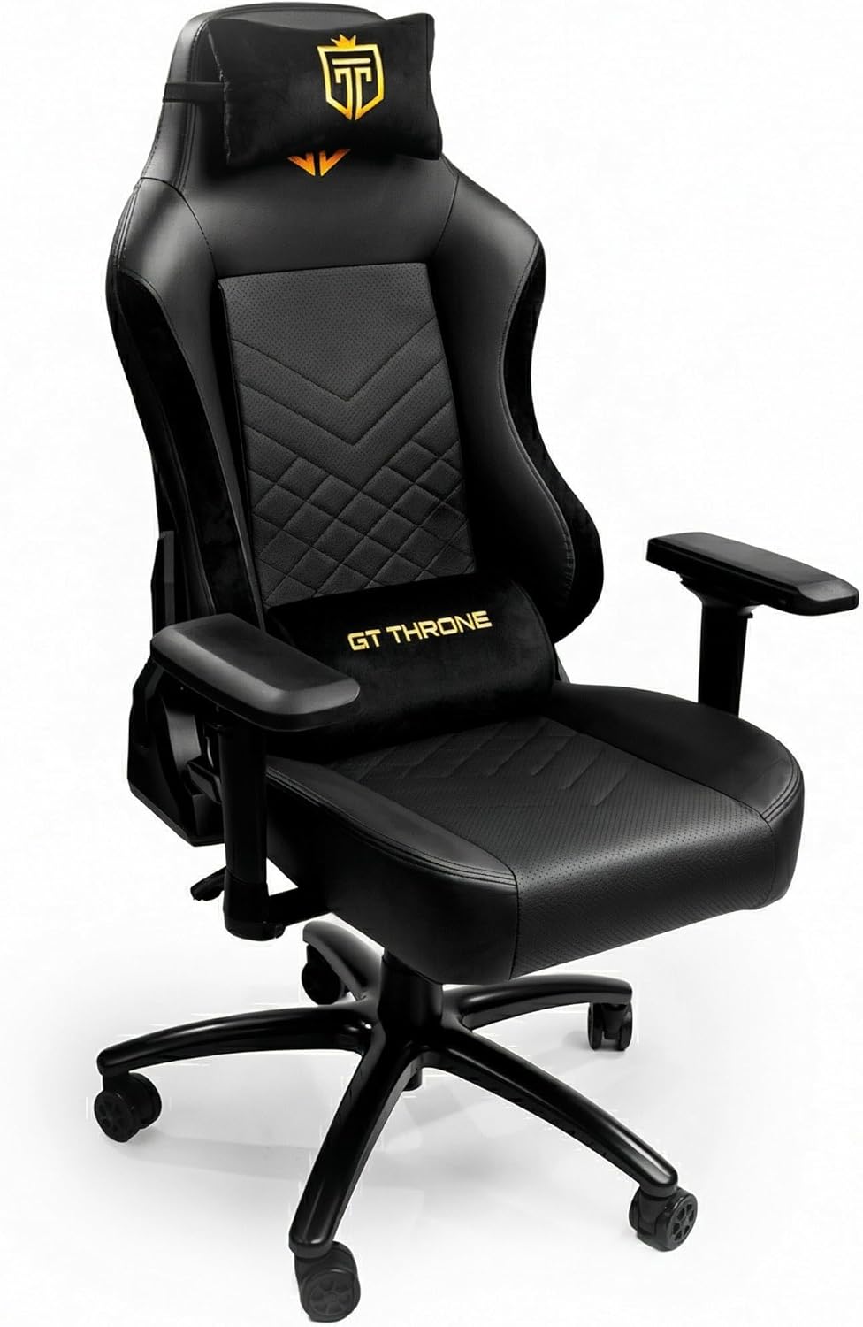 Gaming Chair – Big and Tall Reclining Computer Chair with 3D Armrests, Adjustable Backrest, Ergonomic Support, Holds Up to 300 lbs – Premium Gamer Seat