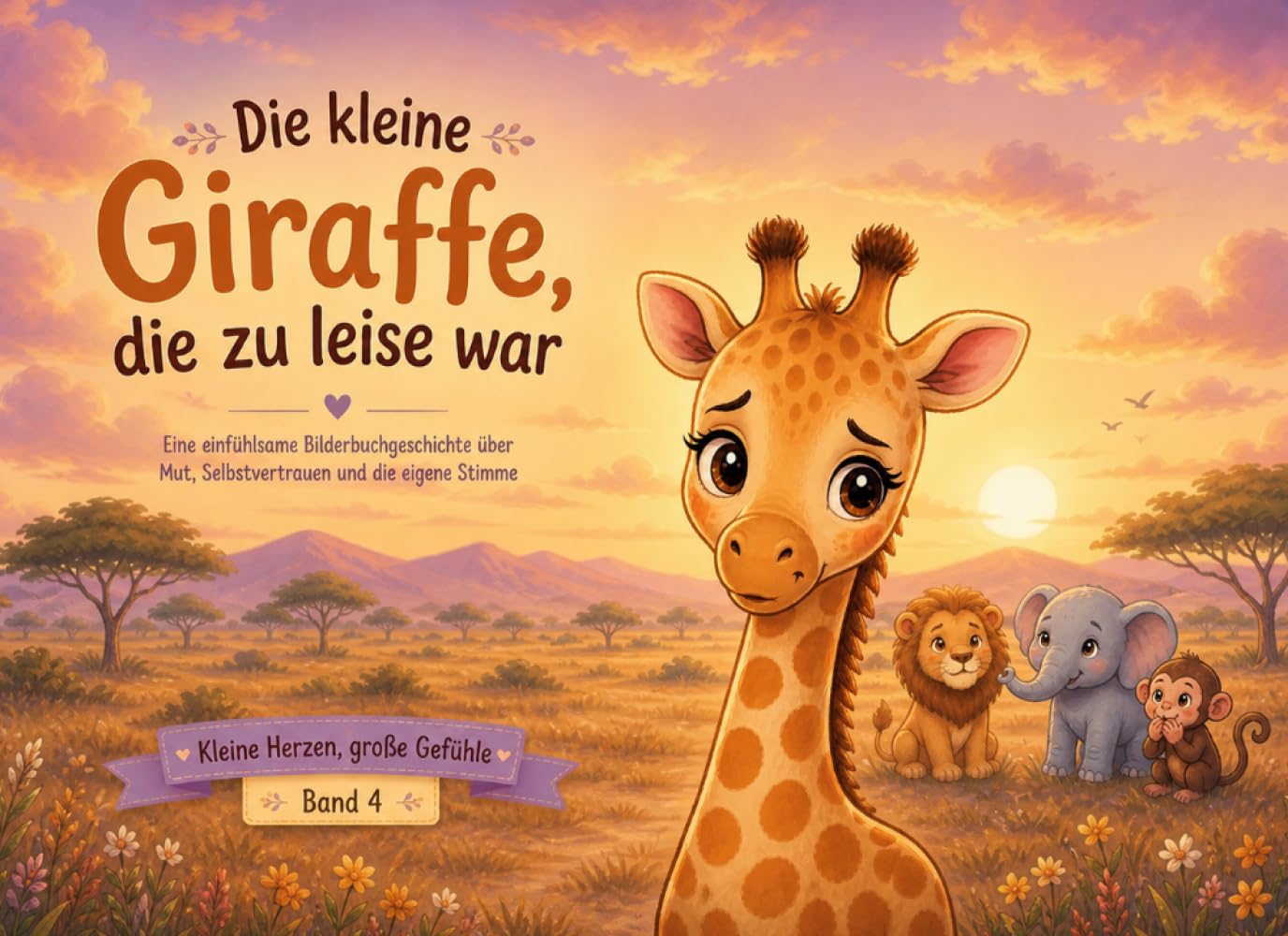 Die kleine Giraffe, die zu leise war: Eine einfühlsame Bilderbuchgeschichte über Mut, Selbstvertrauen und die eigene Stimme (Kleine Herzen & große Gefühle)