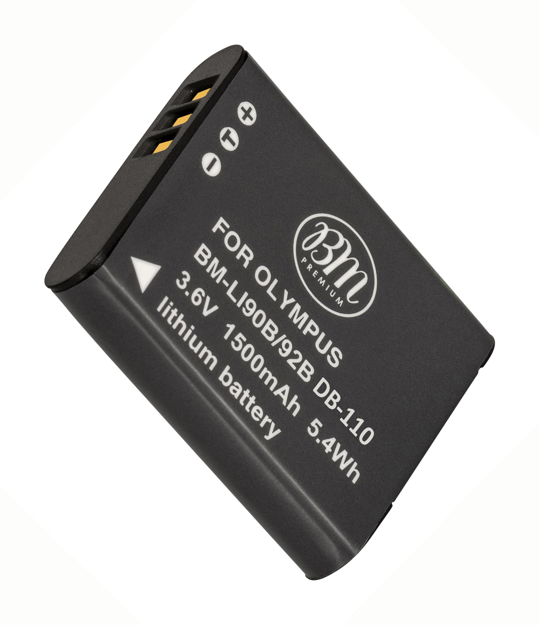 BM Premium DB-110 Battery for Ricoh GR III, GR IIIx, Theta X, WG-6, and G900, G900 II, G900SE II Digital Cameras