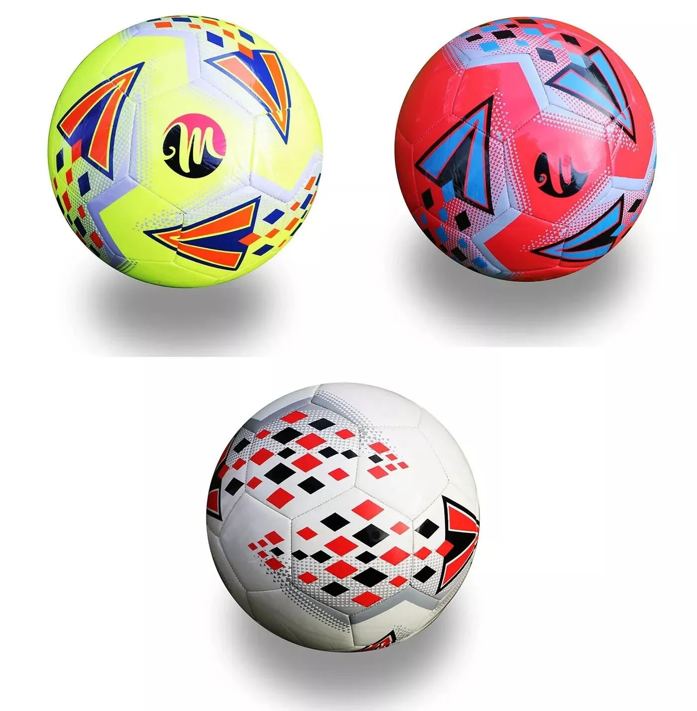 Maestro craft Football Size 4, Manual Ball Pump, Training Indoor, 3 Colours Random Colour