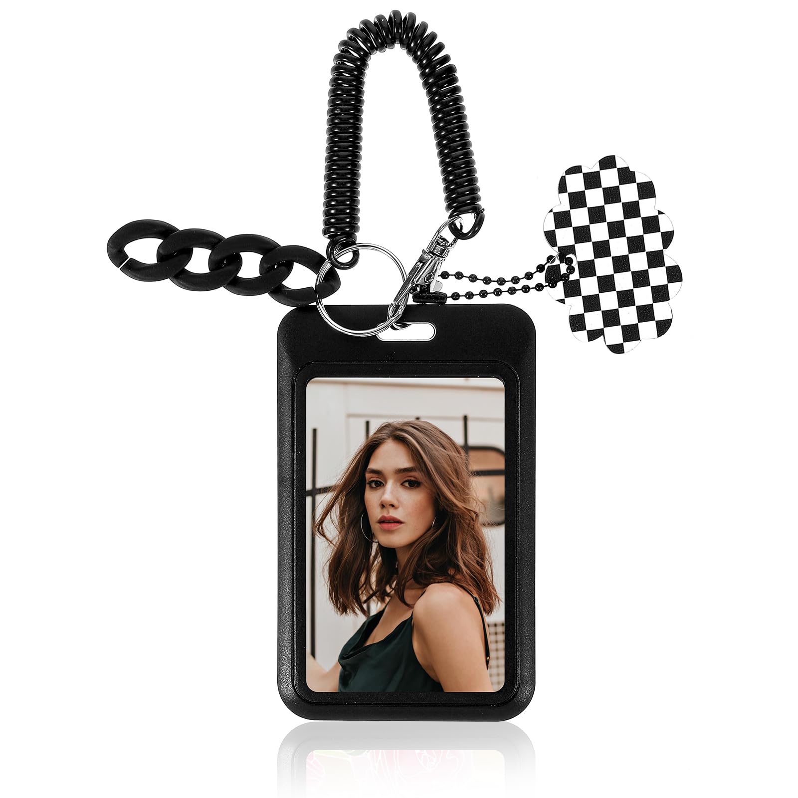 Porta Photocard Rigido Con Cordino E Catene – Esponi Le Tue Foto K-Pop Con Stile E Protezione