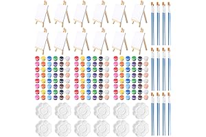 Qilery Valentine's Mini Canvas and Paint for Kids: Unveil True Creativity